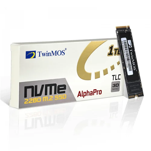 حافظه اس اس دی توین موس AlphaPro M.2 PCIe NVMe Gen3x4 ظرفیت 128 گیگابایت