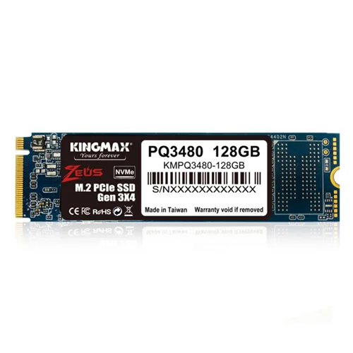 حافظه اس اس دی کینگ مکس M.2 2280 PCIe NVMe SSD Gen3x4 PQ3480 ظرفیت 128 گیگابایت